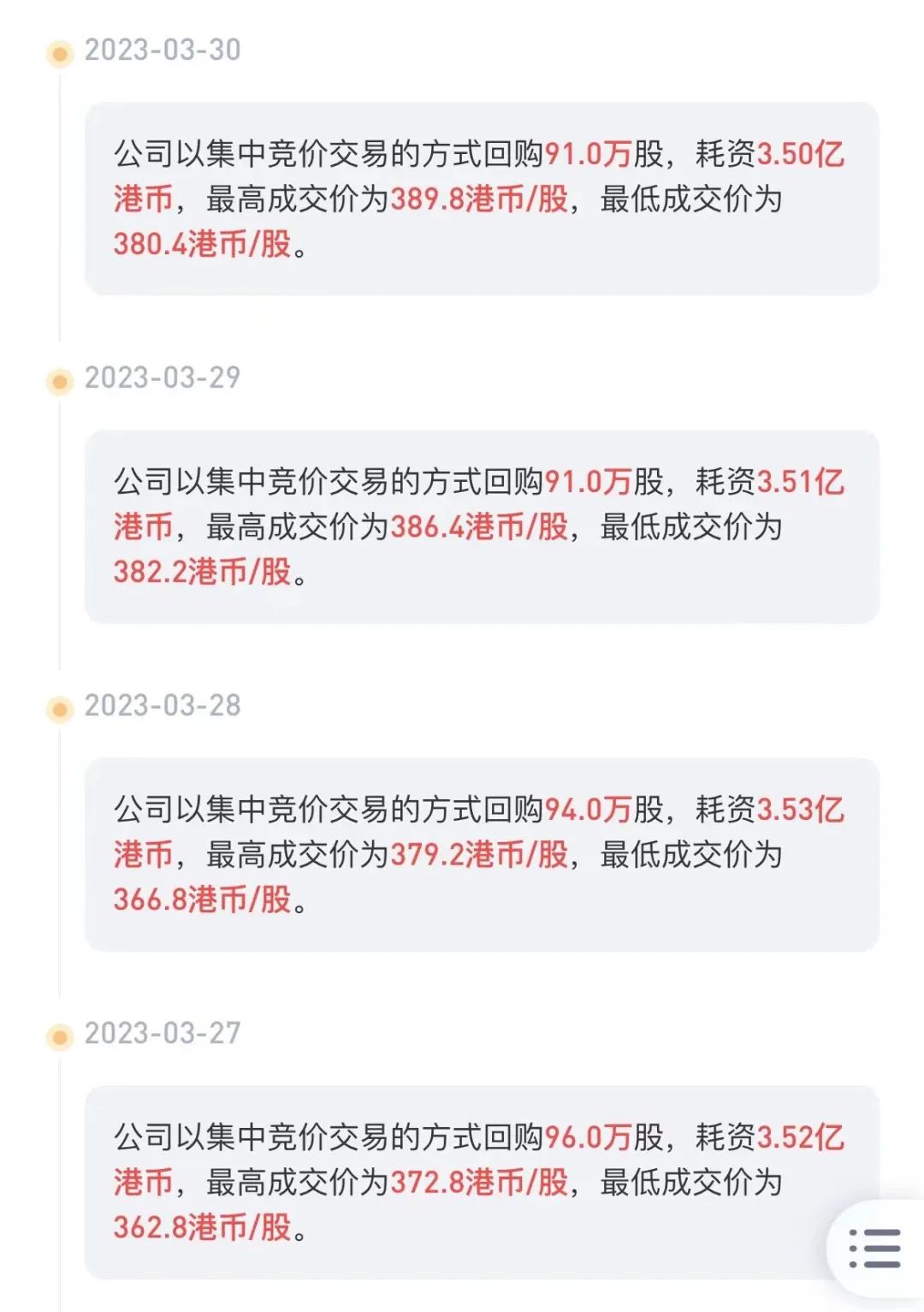 腾讯本周恢复股票回购